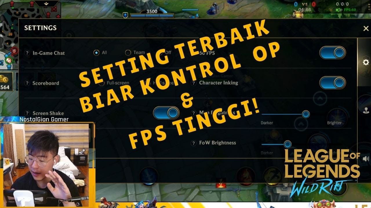 SETTINGAN TERBAIK UNTUK WILD RIFT & PENJELASAN- BEST WILD RIFT SETTINGS ...