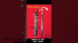 Perbedaan antara golok dan mandau #shorts