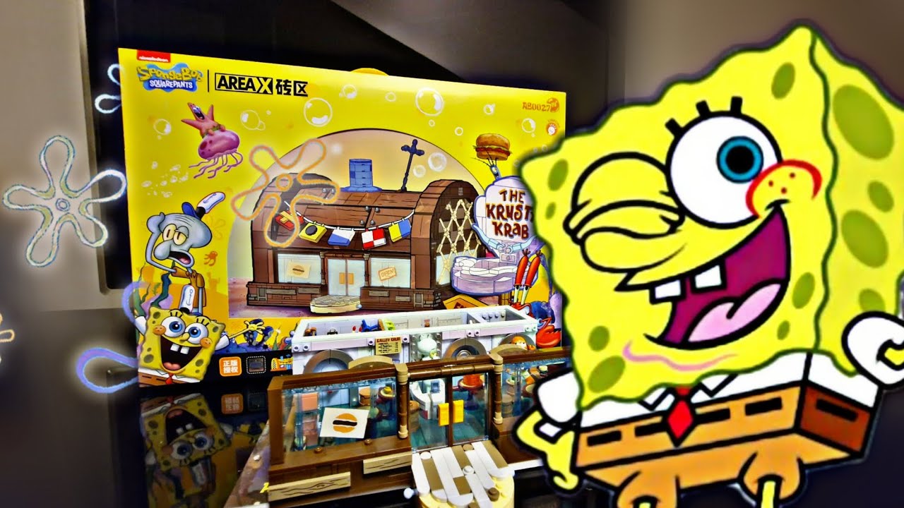 ОБЗОР НА ОГРОМНЫЙ КРАСТИ КРАБ ИЗ ЛЕГО😱AREAX SPONGEBOB ABOO27