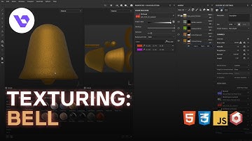 Substance Painter - Texturing: Bell(TIMELAPSE)