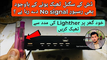 Receivers Signal Problem Solved At Home With Lighter | Gx6605 No signal problem