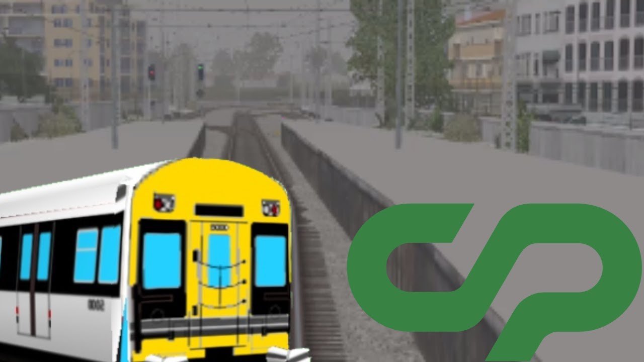 De comboio pela Linha de Cascais - CP Alstom