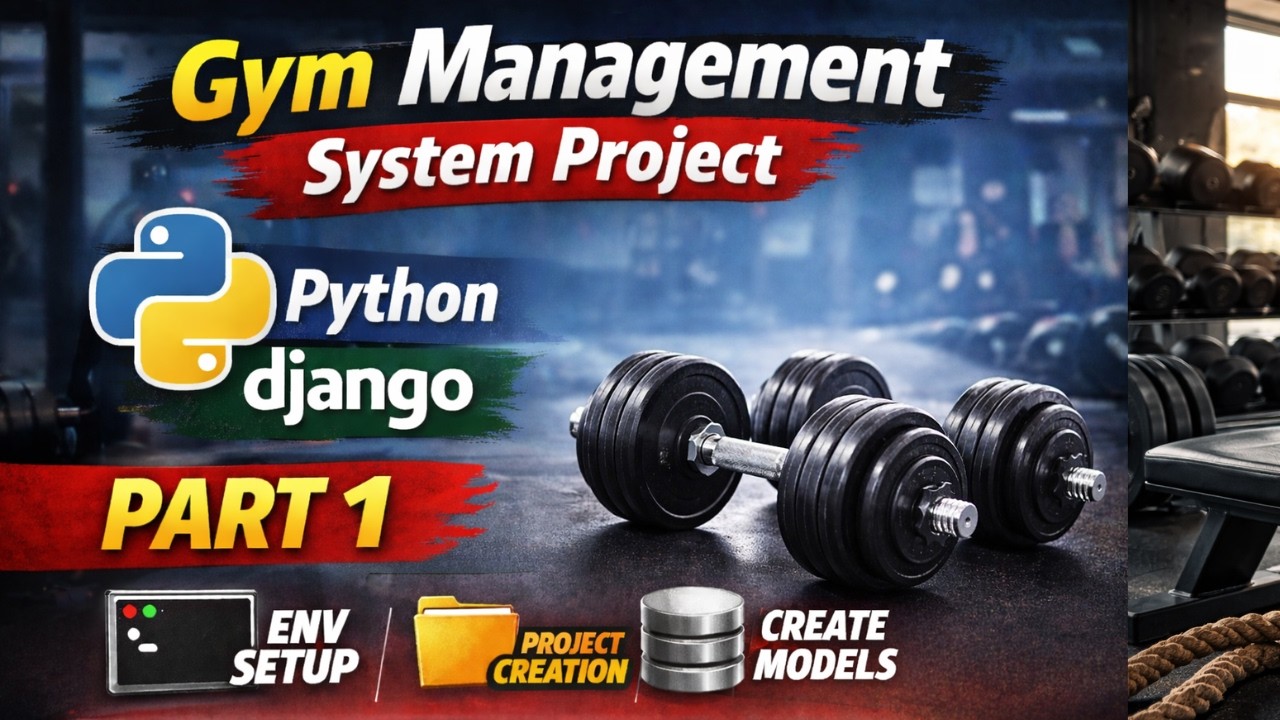 1. Gym Management System | Python Django | Env Setup | Project Creation ...