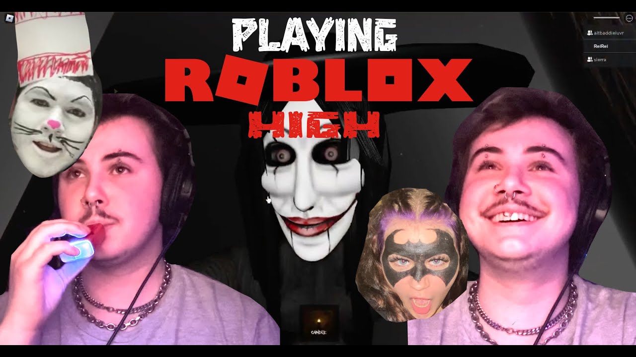 PLAYING SCARY ROBLOX GAME HIGH #1