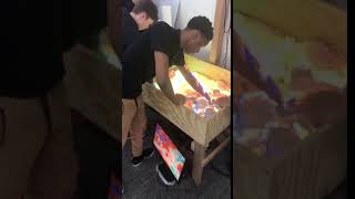 Code School students build an AR sandbox part #2