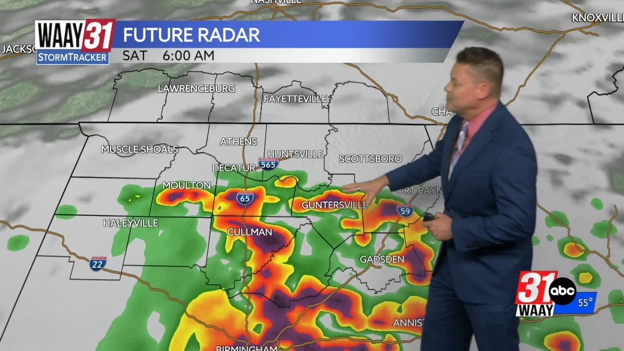 Some rain returns to north Alabama this weekend - YouTube