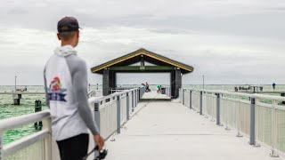 I Caught a Giant From the Pier! Fishing the New Bay Pier in Fort De Soto Park