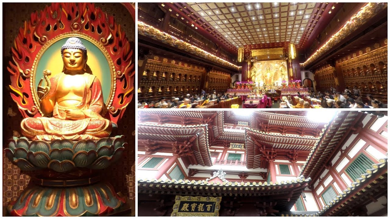 Buddha Tooth Relic Temple Singapore (4K) YouTube