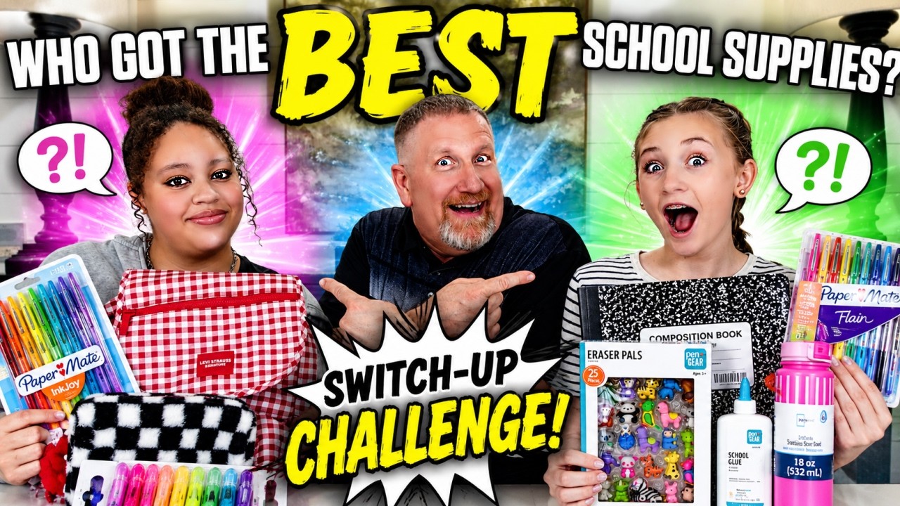 BEST School Supplies?! (Switch Up Challenge!)