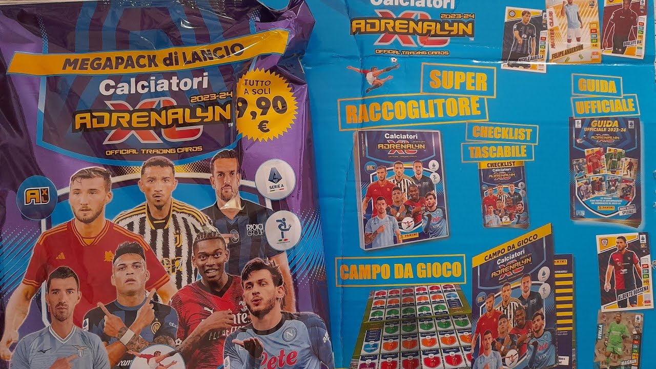 CALCIATORI PANINI ADRENALYN XL 2023-2024 MEGA PACK 5 BUSTINE +