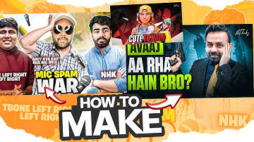 How to make thumbnails like 8bit Binks, Tbone etc