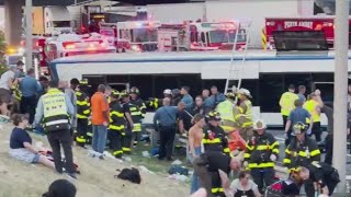 Officials investigate New Jersey Turnpike bus crash that killed 1, injured 5