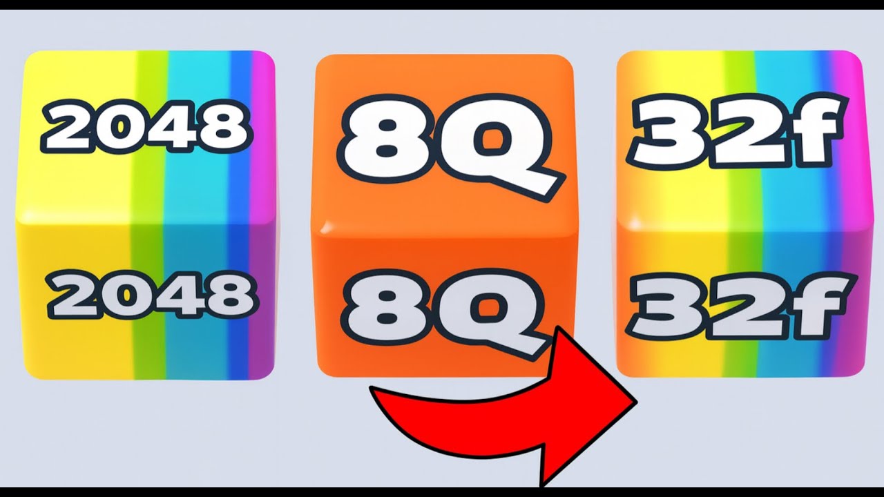 Jelly Run 2048 SHOWDOWN Gameplay | 3 Shapes Race Challenge | 64M vs 128K vs 32B vs 8T Battle