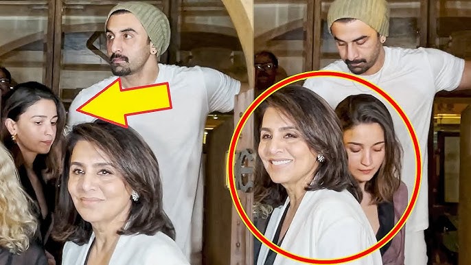 Alia Bhatt Looks Upset with सासु माँ Neetu Kapoor at Family Dinner