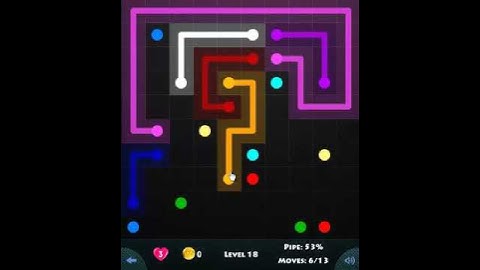 10 × 10 MANIA LEVEL 18 - FLOW GAME ON FACEBOOK Connect the dots