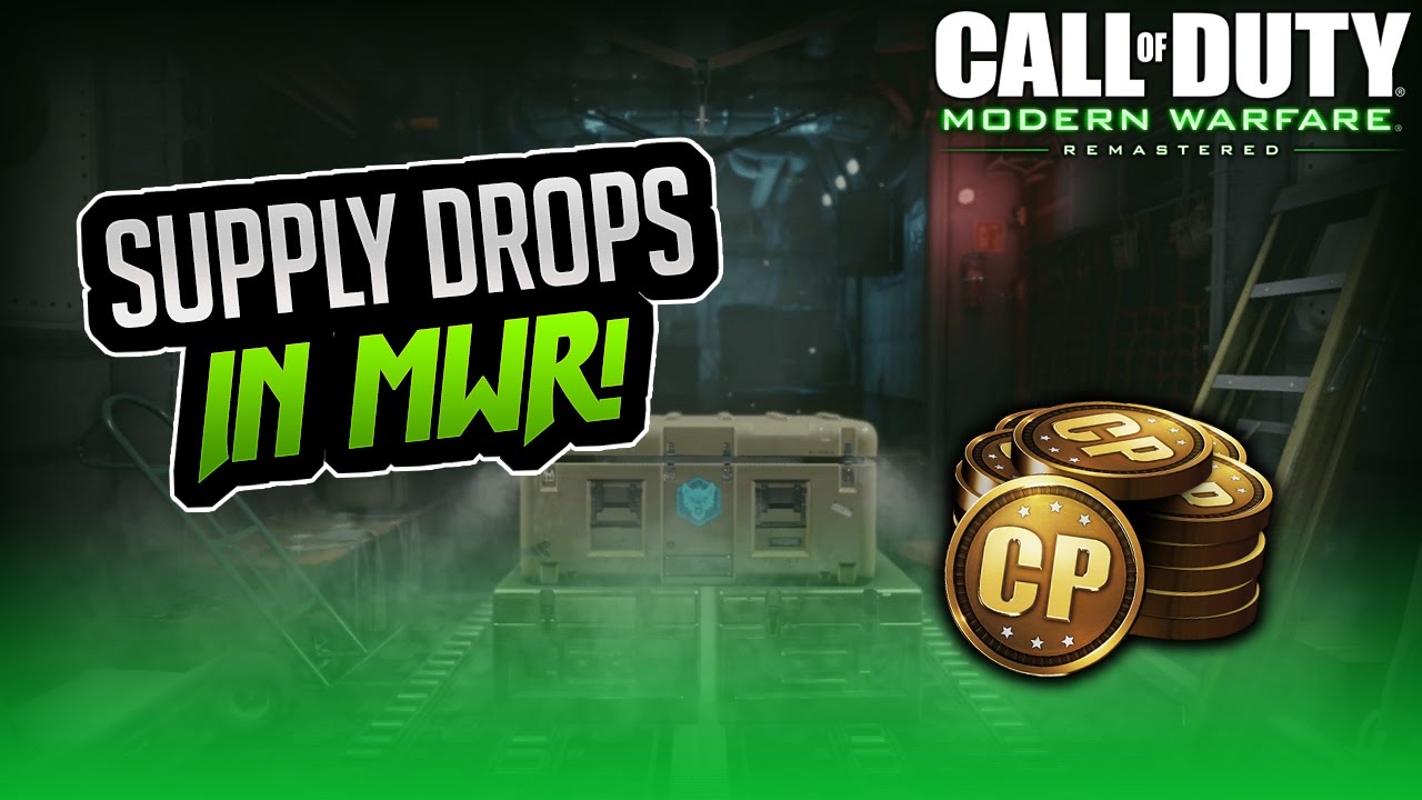 Supply Drops In MWR! COD Modern Warfare Remastered Supply Drop
