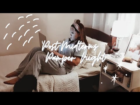 ✨ Post-Midterms Week Pamper Night ✨