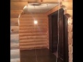 Внутренняя отделка дома из рубленного бревна