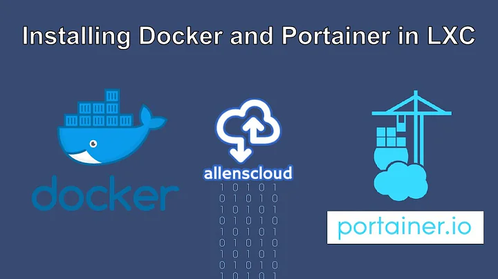 Installing Docker and Portainer in LXC