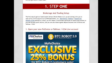 BTC Robot 2.0 - Intro to BTCR & Broker registrations