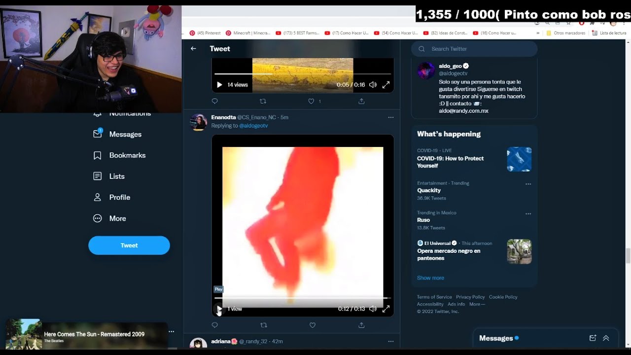 aldo geo reacciona a meme de twitter #6