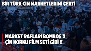 Coronavirusten Sonra Çi̇n Korku Fi̇lmi̇ Seti̇ Gi̇bi̇ Market Raflari Bomboş