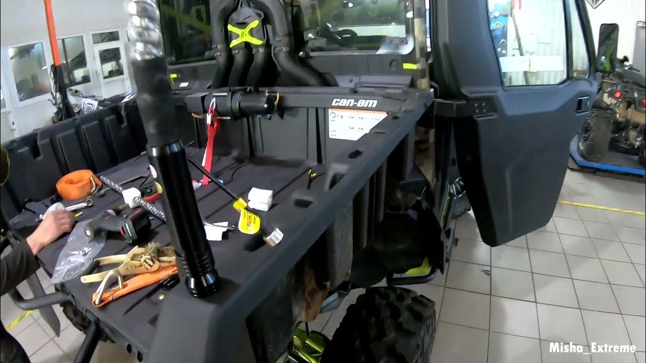 Светодиодный флагшток на багги - YouTube