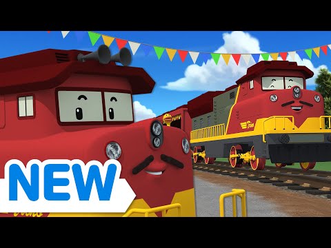 Train Song│Robocar POLI Car Song│<strong>Choo</strong> <strong>Choo</strong> Train│Construction Vehicles For Kids│Robocar POLI TV