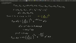 P(p)dp in 3D | A.2 Probability distribution | C16 | Thermal & Statistical Mechanics