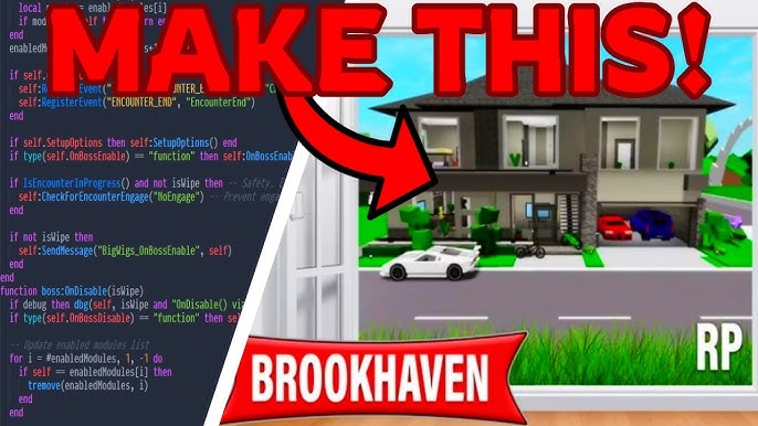 How To Make A Game Like Brookhaven RP