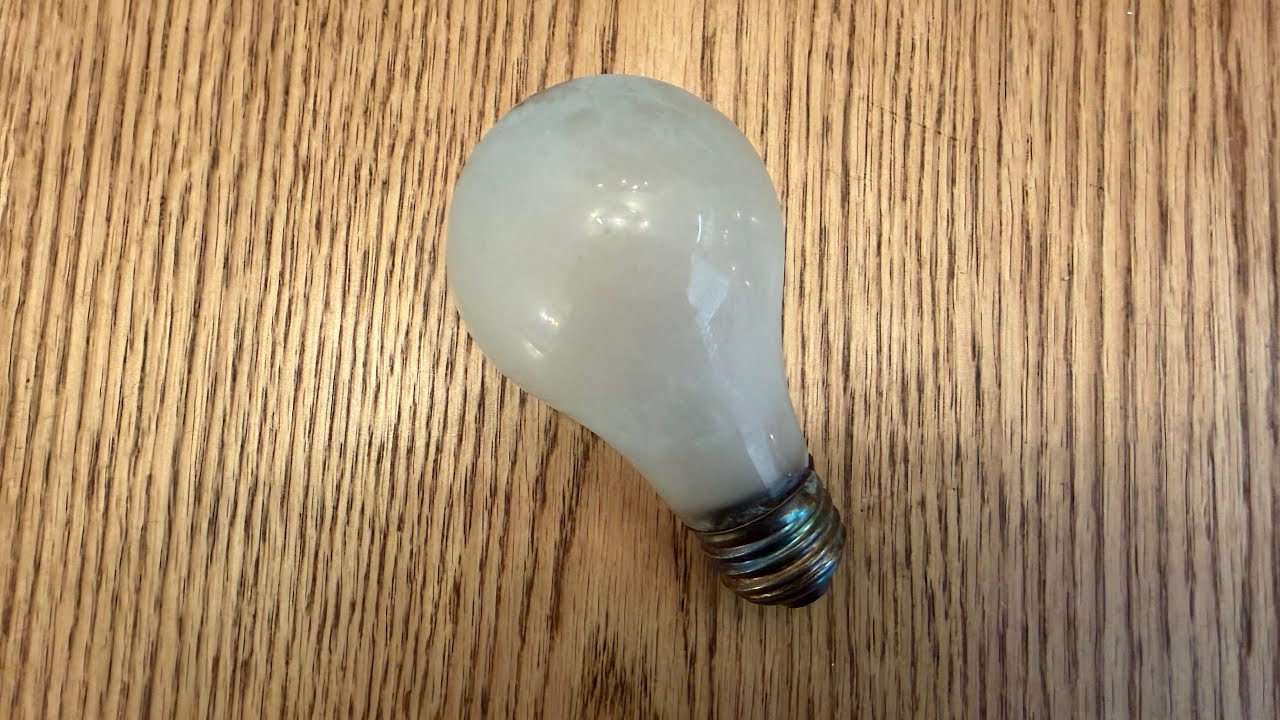 Older Philips 60watt Frosted Incandescent Light Bulb