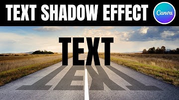How to Make Cool Shadow Text in Canva Fast!