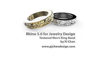 Jewelry CAD Design Tutorial #9 - How to Build a Men