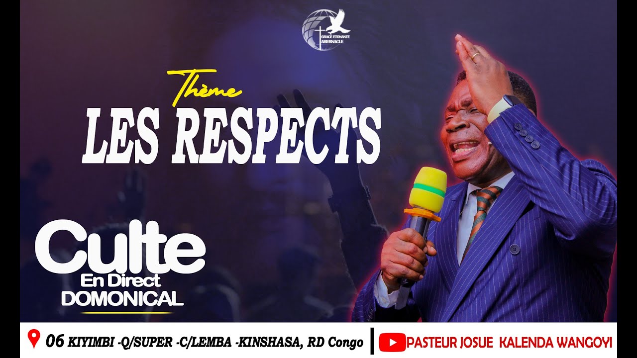 Culte Dominical  07-12-2025//LES RESPECTS //PAST JOWANG