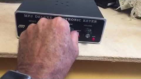 Mfj 407c deluxe keyer