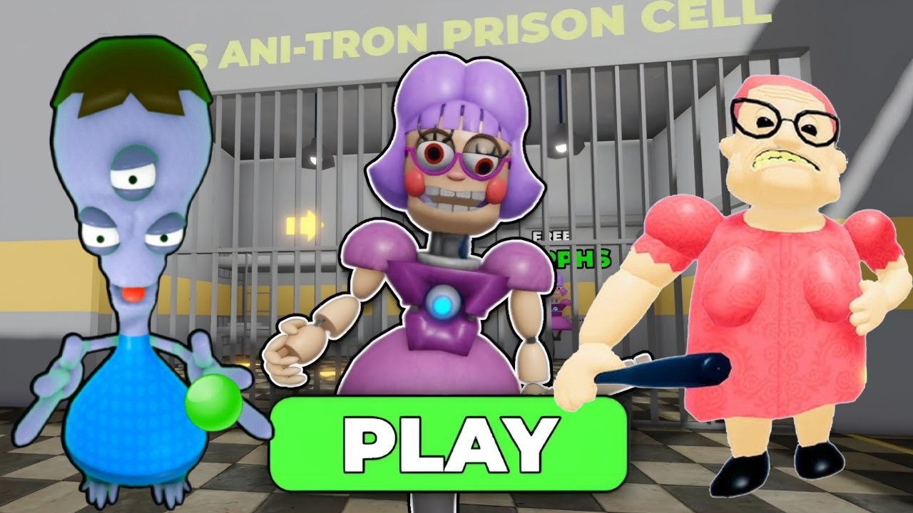 ALIEN VS BARRA'S GRANNY VS ANI TRON? OBBY Full Gameplay#Roblox #Escape