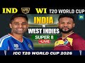 India VS West Indies T20 world cup 2026.