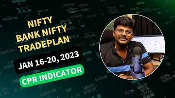 Nifty & Banknifty Trade plan for Jan 16-20, 2023 using CPR Indicator
