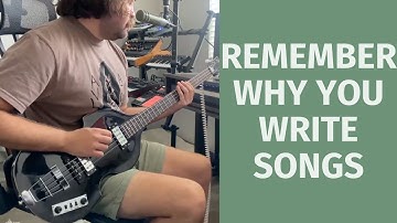 REMEMBER WHY YOU WRITE SONGS | Songwriting with Alec