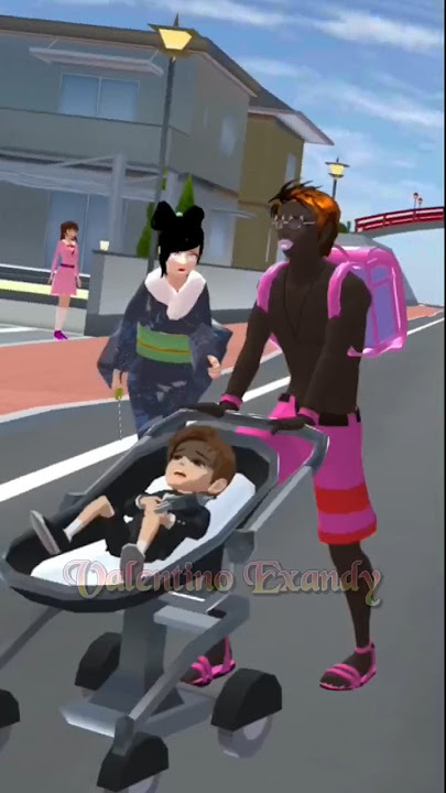 Bayi Yakuza Diculik Orang Gila #sakura #sakuraschoolsimulator #sss