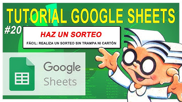 Google Sheets hacer SORTEO ALEATORIO ✅