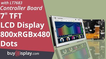 LCD 7 inch LT7683 TFT Module Touch Screen Display,800x480,MCU,Arduino