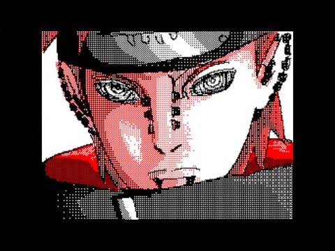 naruto fan animation flipnote work pain´s attack - color-