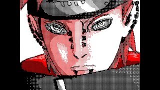 naruto fan animation flipnote work pain´s attack - color-