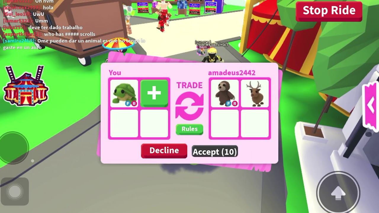 Playing adopt me - YouTube