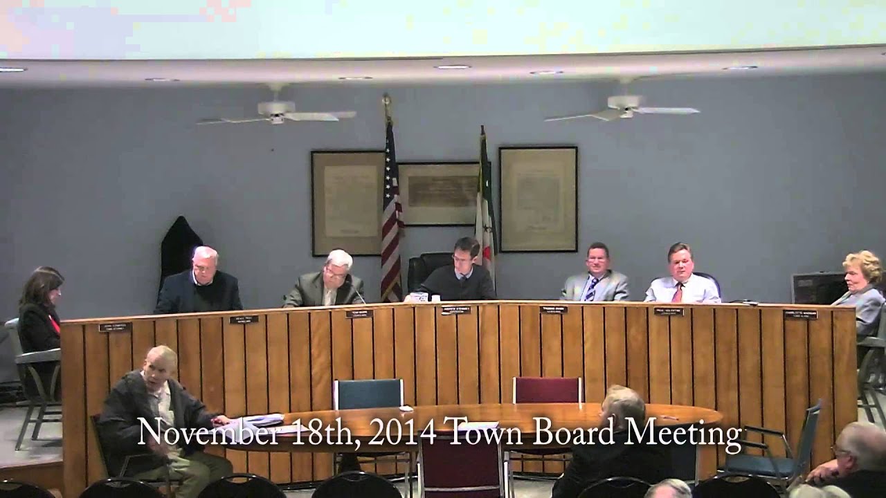 Town of Orangetown Town Board Meeting 11/18/2014 YouTube