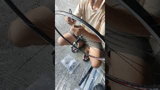 Wow!! Amazing!! Rim!! Assemble!! Scott!! 36Holes!! Ragusa !! Fixie hubs 18T Freewheel Single Speed!!