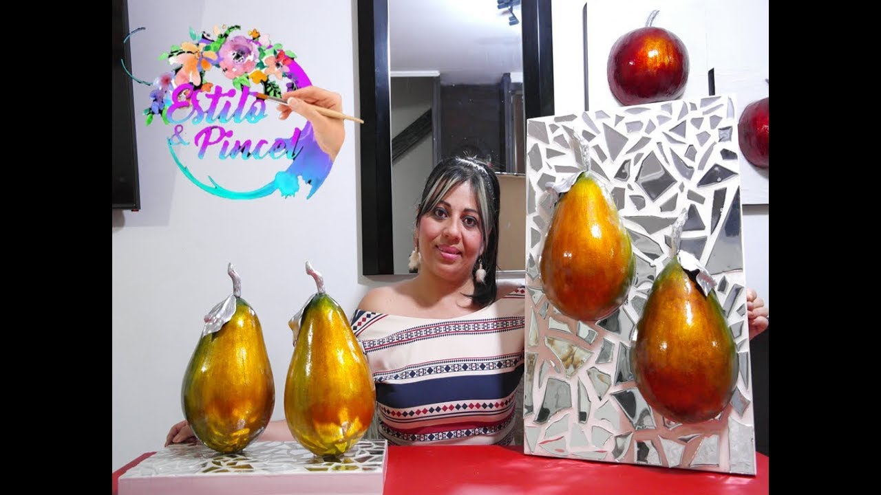 COMO HACER PERAS CON GLOBOS (Manualidades Fáciles )