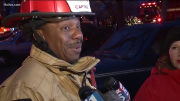 Video shows firefighter 