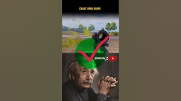exact scope open setting guide 6 #shorts #pubgmobile #tipsandtricks ep- 99 ✅✅✅